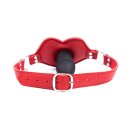 Big Lips Penis Gag Red