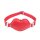 Big Lips Penis Gag Red