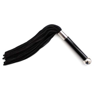 Black Flogger With Acrylic Handle