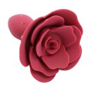 Kiotos - Red Rose Silicone Anal Plug 3 cm