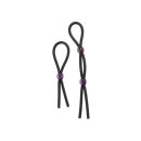 Silicone Cock Ties - Black