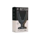 Butt Plug Split #1 Black 6,3 cm