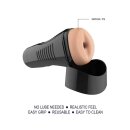 Self Lubrication Easy Grip Masturbator XL Anal Flesh