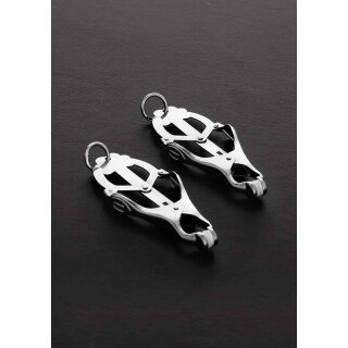 2 Squeezer Teaser Clover Nipple Clamps W Ring