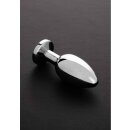 Jeweled Butt Plug Black Large 3,8 cm