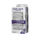 Doc Johnson MAINSQUEEZE Pop-Off Optix Pussy & Ass Crystal Masturbator