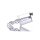 Anal Rosebud Vacuum with Beaded Rod Transparent