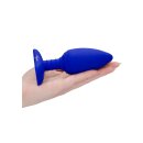Heating Anal Butt Plug Glow Blue