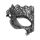 Princess Black Lace Mask Black