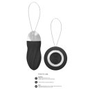 George Rechargeable Remote Control Vibrating Egg Black