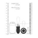 George Rechargeable Remote Control Vibrating Egg Black