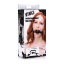 Interchangeable Silicone Ball Gag Set Black