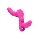 SU Double Take Penetration Strap-On Harness Purple