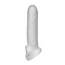 Fat Boy Micro Ribbed Sheath 6,5 Inch clear