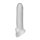 Fat Boy Micro Ribbed Sheath 6,5 Inch clear