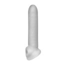 Fat Boy Micro Ribbed Sheath 7,5 Inch clear