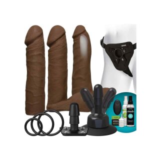 Vibrating Dual Density ULTRASKYNÂ Chocolate