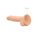 Silicone Dildo With Balls 22,8 cm Flesh