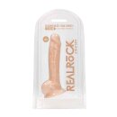Silicone Dildo With Balls 22,8 cm Flesh