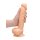 Silicone Dildo With Balls 22,8 cm Flesh