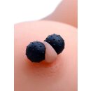 Master Series Dragon Orbs Nubbed Silicone Magnetic Balls - Black