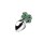 Booty Sparks Lucky Clover Gem - Large - Silver 4 cm