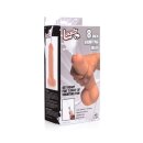 8 Inch Realistic Dual Density Squirting Dildo - Flesh