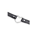 Master Series Dark Heart Chrome Heart Black Choker - Black
