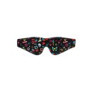 Printed Eye Mask - Old School Tattoo Style - Black