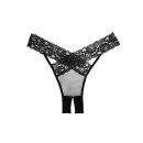 Adore Desire Panty ( Crotchless ) - Black - OS