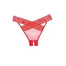 Adore Desire Panty ( Crotchless ) - Red - OS