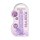 Realistic Dildo With Balls - Purple 18 cm