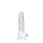 7" / 18 cm Realistic Dildo With Balls - Transparent