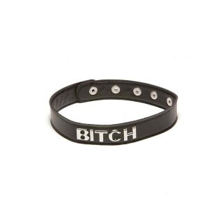 X-Play "bitch" collar Black