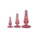 Crystal Jellies - Anal Initiation Kit Pink