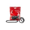 Silicone 9" Slim  Wrap Ring  - Black