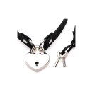 Master Series Lock-It Heart Lock and Key Choker