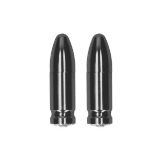 Magnetic Nipple Clamps Diamond Bullet Grey