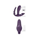 Kata Pulse Wave & Vibrating Double Penetration Vibrator Purple