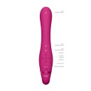 Suki Vibrating Strapless Strap-on Rabbit Pink