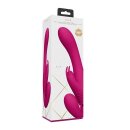 Suki Vibrating Strapless Strap-on Rabbit Pink