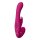 Suki Vibrating Strapless Strap-on Rabbit Pink