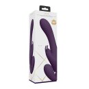 Suki Vibrating Strapless Strap-on Rabbit Purple