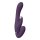 Suki Vibrating Strapless Strap-on Rabbit Purple