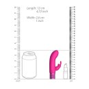 Dazzling Rechargeable Silicone Bullet Pink