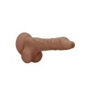 Dong with testicles Tan 25,5 cm