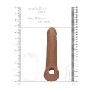 Penis Sleeve 9" Tan