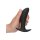 Ouch! E-stim & Vibrating Butt plug with Remote - Black