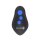 Ouch! E-stim & Vibrating Butt plug with Remote - Black