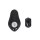 Ouch! E-stim & Vibrating Butt plug with Remote - Black